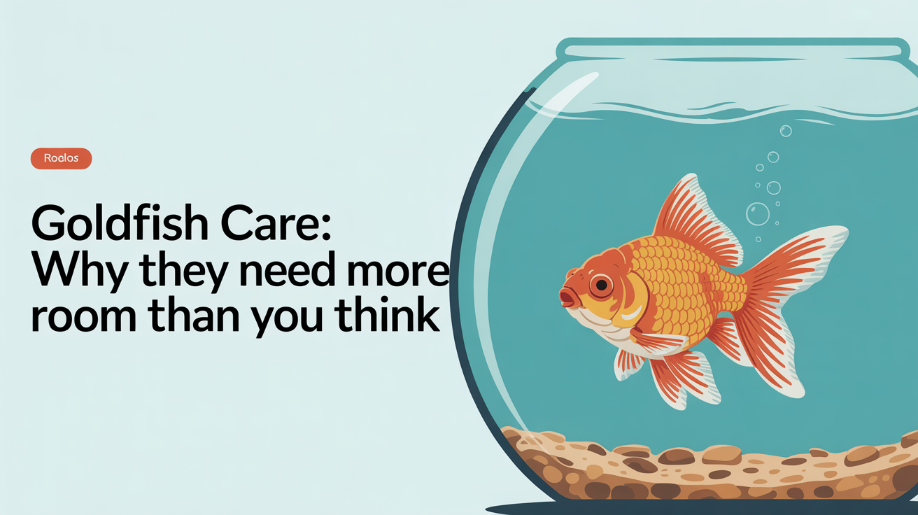 Goldfish Care: Why They Need More Room Than You Think