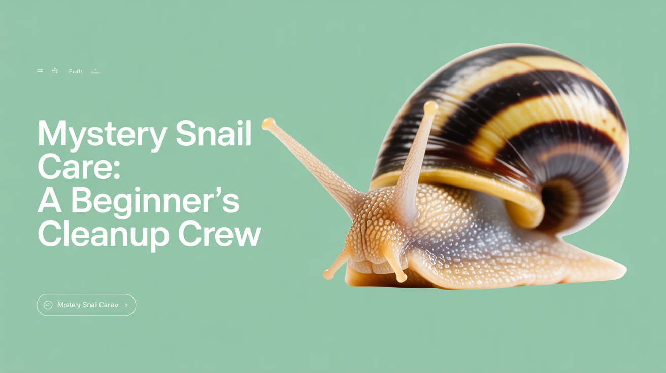 Mystery Snail Care: A Beginner's Cleanup Crew